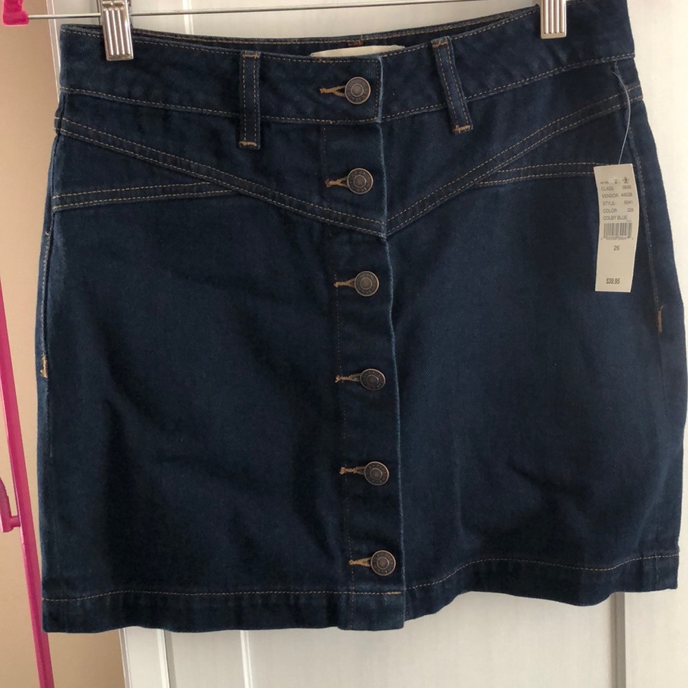 NWT pacsun jean skirt